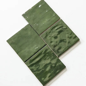 Hot bán màu xanh đậm bóng tường nhà bếp gạch cho khu nghỉ mát khách sạn vuông Ma-rốc 130*130 Mét zellige gạch - Product Image 5