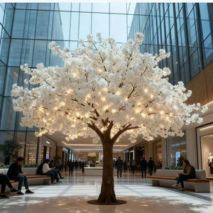 Arbre de cerisier artificiel blanc durable - Pas besoin d'arrosage pour la décoration de mariage, la mise en place de restaurants et de maisons - Product Image 4