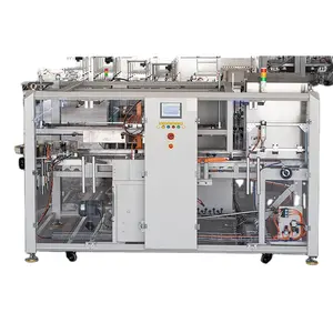 YEE HUP high speed fully automatic horizontal folding tape back cover unpacking machine for corrugated boxes