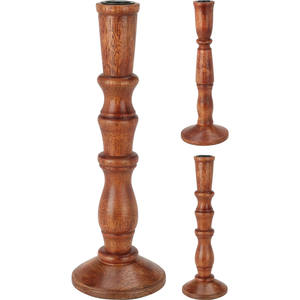 Candelabros de Madera Surtidos de 28 cm - Product Image 1