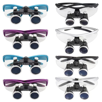 Loupes portables avec lumière LED 2,5X/3,5X, lunettes grossissantes en métal