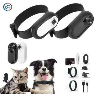 Collier pour chien HD 1080P avec caméra, colliers pour chat avec enregistrement vidéo, mini caméra sport sans fil, caméras d'action, caméra corporelle pour animaux de compagnie - Product Image 1