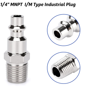 Séparateur d'air 1/4 pouce NPT, collecteur d'air à 3 voies avec 3 raccords rapides industriels en laiton - Product Image 2