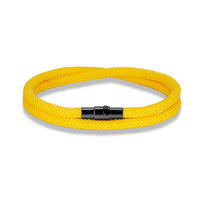 Bracelets de couple minimalistes en corde milanaise tressée à double couche avec fermoir métallique, bijoux d'amitié, cadeaux, bracelets colorés
