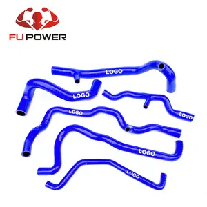 Blue for Renault Clio 172 182 Cup Main Water Silicone Radiator Coolant Hose Pipe Tube Kit