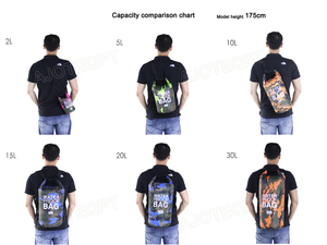 AJOTEQPT impermeabile in PVC mimetico portatile borsa a secco pieghevole <span class=keywords><strong>per</strong></span> bagno zaino <span class=keywords><strong>per</strong></span> Rafting - Product Image 4