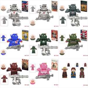 Mini Soldati Meccanici Post-Apocalittici con Armatura Pesante, Gioco di Costruzione DIY, Giocattolo da Collezione, Regalo di Compleanno per Appassionati - Product Image 2