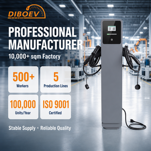 Estación de Carga para Vehículos Eléctricos Diboev Nueva de 14KW-44KW Integrada en el Suelo con Interfaz de Doble Pistola y Carga Rápida para Uso Comercial - Product Image 3