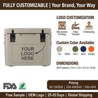 Glacière isotherme 25QT pour festivals de musique, concerts, fêtes, événements en extérieur, stockage de boissons et aliments, vente en gros et approvisionnement en vrac