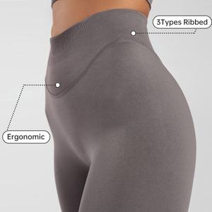 Leggings sin costuras Sujetador deportivo Ropa <span class=keywords><strong>de</strong></span> entrenamiento Mujer Conjunto <span class=keywords><strong>de</strong></span> Yoga <span class=keywords><strong>de</strong></span> 2 piezas Conjunto <span class=keywords><strong>de</strong></span> gimnasio Fitness - Product Image 2
