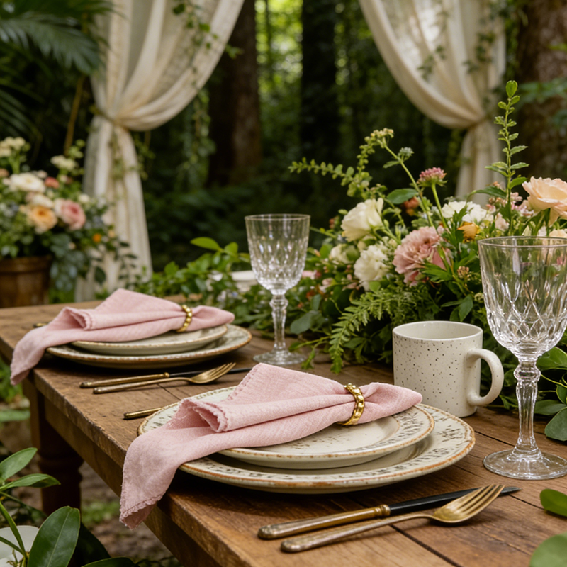 Customized Size Color Wedding English Polyester