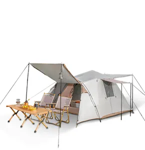 Outdoor Camping Tent Tunnel Vorm Voor Familie Uitje Grote Innerlijke Capaciteit 4-6 Mensen Oxford Doek Outdoor Tent