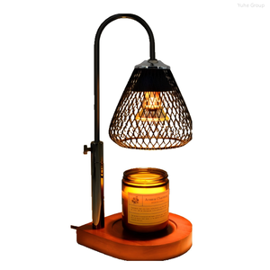 Nordic Style Home Decor Ornament Candle Warmer Lamp Electric <b>Timer</b> Candles Wax Warmers Glass Lamps Melting Warming Lantern - Product Image 2