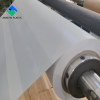 Diffuseur de lumière Jiangtai, rouleau pvc rigide blanc mat pour abat-jour