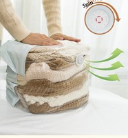 Sacs de rangement sous vide pour vêtements, design carré, en PE écologique, gain de place, pour salon - Vente flash