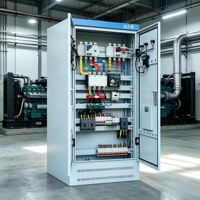 Armoire de compensation basse tension pour entrée de courant, armoire de contrôle double alimentation APFC, usine chinoise acceptant la personnalisation