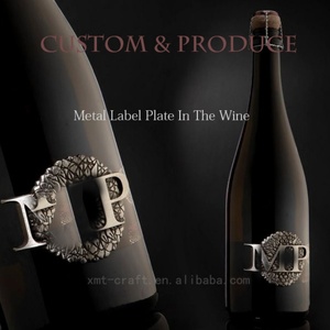 Etiquetas Adhesivas Metálicas Personalizadas de Lujo, Impermeables, con Estampado Dorado, para Botellas de Vino y Alcohol, Tamaño Personalizable - Product Image 5