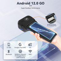 Fabricante 5,0 pulgadas pantalla táctil 4G Nfc móvil Android 12 máquina móvil inteligente caja registradora Pos portátil para la venta