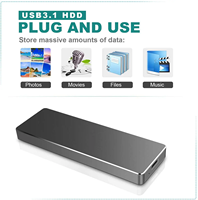 Flashdisk Eksternal Portabel Logam Laptop Grosir Kecepatan Tinggi SSD Pandrive 3.0 64GB 1TB Logo Kustom