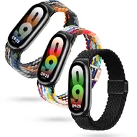 Bracelet en nylon pour Xiaomi Mi Band 10/9/8 Bracelet de montre respirant Bracelet de sport Accessoires pour Mi Band 10 9 NFC Remplacer le bracelet de montre