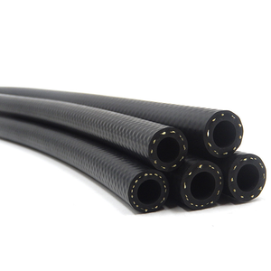 Tuyau en caoutchouc nitrile noir de 8 mm résistant à l'huile basse pression avec collier de serrage pour automobile et <span class=keywords><strong>moto</strong></span>, service de découpe de tuyaux de carburant - Product Image 2