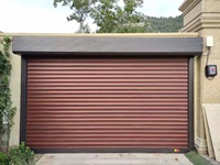 Vente directe d'usine, porte de garage en aluminium de luxe industrielle, de haute qualité, durable et robuste