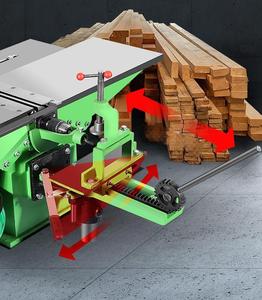 Prix d'usine, <span class=keywords><strong>raboteuse</strong></span> à bois multifonctionnelle, machine à bois combinée pour le sciage, le rabotage, le perçage et le mortaise - Product Image 6