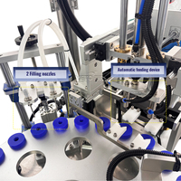 Machine de remplissage et de bouchage automatique d'échantillons de parfum YETO avec grande table tournante rotative pour la production de flacons en verre