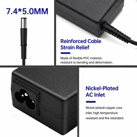 Chargeur pour ordinateur portable 90W compatible avec l'adaptateur secteur HP 19V 4.74A (connecteur 7.5x4.0mm)