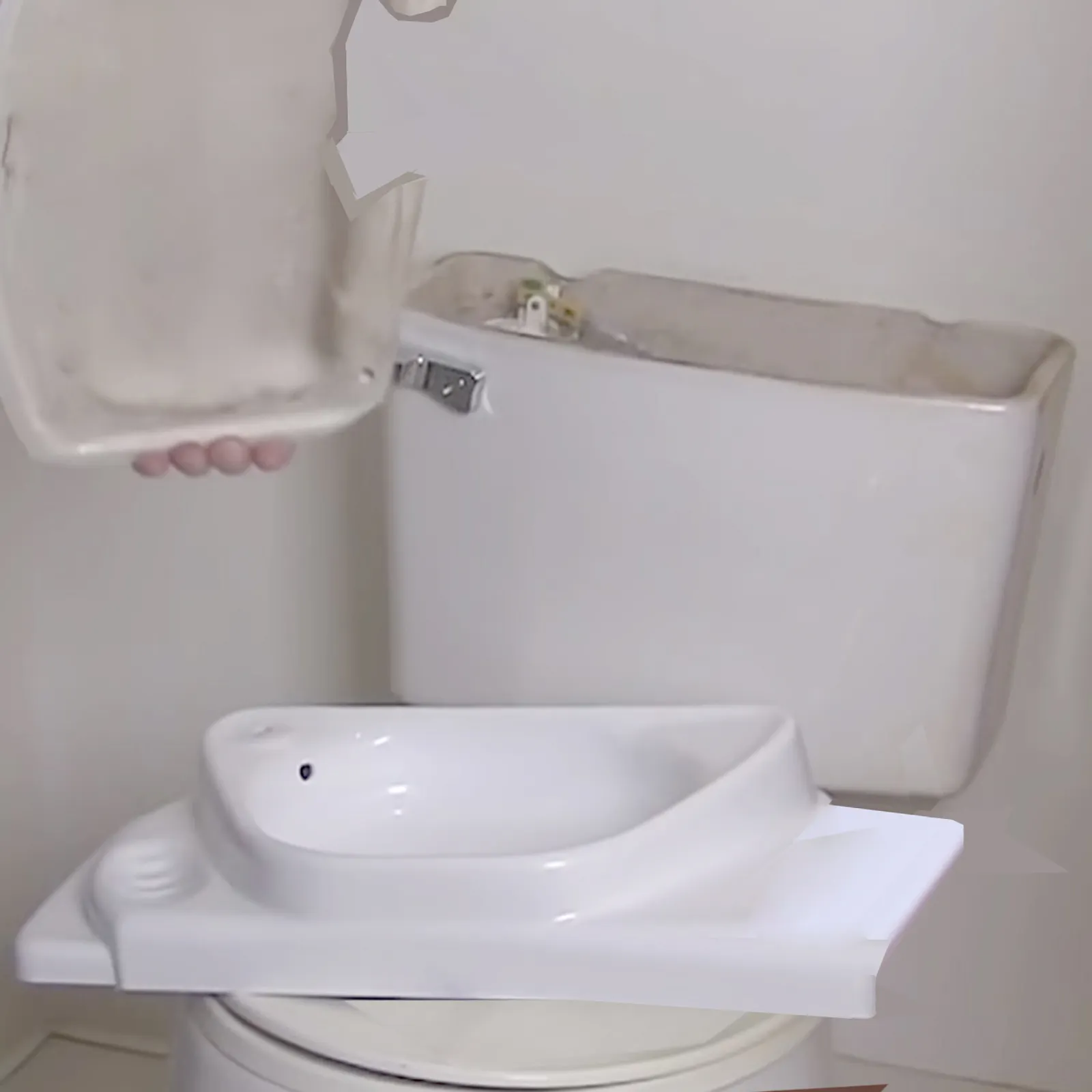 Wc set toilet lave wastafel dalam satu perubahan tank bak cuci mudah diganti tolet positif toilet Kombo masuk ke dalam toilet untuk dijual