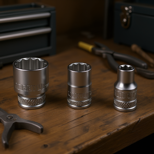 Fervi Polygonal <b>Socket</b> Wrench Normal Series 12mm 10mm <b>8mm</b> Chrome Vanadium Steel - Product Image 3