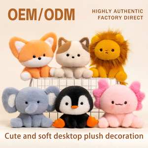 Juguetes de Peluche Personalizados, Lindos Animales de Peluche, Mini Compañero de Escritorio para Aliviar el Estrés, Regalo de Cumpleaños Bordado - Product Image 1