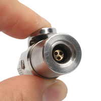 Embout de gonflage rapide en laiton à 12 dents pour pneus de voiture et camping-car, haute pression 448 PSI, à débit libre, vente en gros