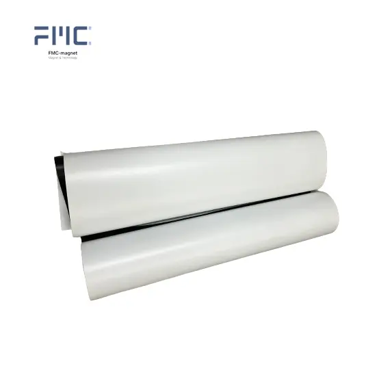 2024 Free Samples White PVC Isotropic Flexible Magnet Film for Car Sign Printing