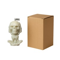 Bougie d'aromathérapie créative en forme de squelette, faite à la main en cire de soja avec détails osseux réalistes pour la décoration de la maison, des bars et des festivals
