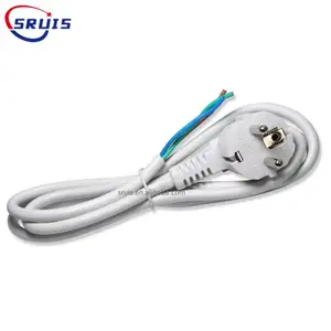 5英尺VDE批准的欧洲欧盟2针扁平插头欧盟交流电源电缆IEC C7图8母电源线