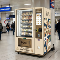 JOYVEND, best-seller en Europe et en Amérique, distributeur automatique de sandwichs, distributeur automatique de gâteaux, distributeur automatique de salades, code QR, CE