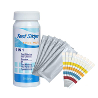 Bandes de test chimiques pour piscine, très vendues, 6 niveaux de chlore, pour spa et piscine