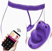 Vibrador Mini de Larga Distancia con Control por Aplicación, Juguete Sexual Femenino, Bragas Vibratorias para Placer Sexual, Masajeador de Clítoris y Punto G