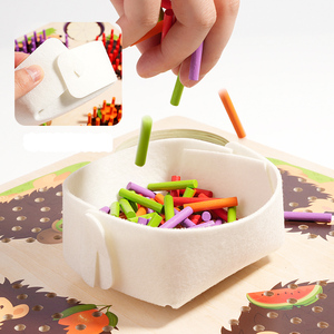 <span class=keywords><strong>Jeu</strong></span> de puzzle Montessori, hérisson, jeux de tri, mathématiques, sensorielles, puzzle d'apprentissage, jouets éducatifs pour enfants, garçons et filles - Product Image 5