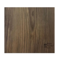 Panneau mural en PVC à grain de bois stratifié, carrelage de plafond en PVC pour faux plafond suspendu