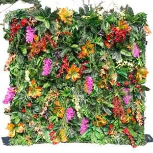 Panel <span class=keywords><strong>de</strong></span> plantas <span class=keywords><strong>de</strong></span> pared <span class=keywords><strong>de</strong></span> jungla artificial 3D para decoración del hogar personalizado, Fondo <span class=keywords><strong>de</strong></span> pared floral verde <span class=keywords><strong>de</strong></span> jardín vertical al por mayor - Product Image 6