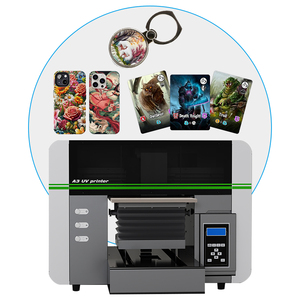 A3 UV máy in phun cá nhân 3D Kết cấu máy in UV với i3200 đầu in cho thẻ điện thoại trường hợp Keychain in in - Product Image 2