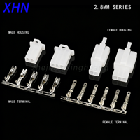 Connecteurs automobiles série 2.8 DJ7031A-2.8 1P/2P/3P/4P/6P/8P/9P 6030-6991 pour systèmes d'alimentation de moto, borne de connexion ABS
