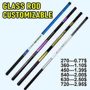 Début 0.51usd vente en gros de cannes à pêche bon marché ébauches télescopiques <span class=keywords><strong>canne</strong></span> à pêche de construction personnalisée en fibre de verre - Product Image 3
