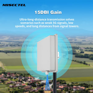 MISECTEL عالمي شائع 5G هوائي خارجي متعدد الموجات 4x4 لوحة MIMO اتجاهي مكاسب عالية IP66 إنترنت منزلي - Product Image 2