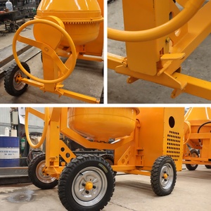 Mesin Pengaduk Semen Listrik Industri Portabel 350L 500L 700L 4 Roda Pengaduk Semen Beton - Product Image 5