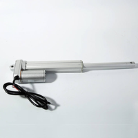 Aktuator Linear Listrik Aluminium Alloy Rendah Kebisingan 12V, Aktuator Linear Tugas Berat dengan Kekuatan Penguncian Sendiri yang Besar, Saklar Batas