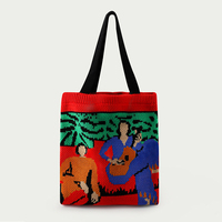Sac à bandoulière en tricot tendance avec deux poignées, portable, toutes saisons, petite taille, vente directe d'usine pour femmes