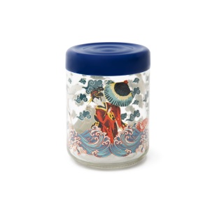 Tarro de Vidrio para Almacenamiento Excelsa Multicolor Kimono 10x13.5x10 cm Hecho en Italia Modelo 66144 - Product Image 1